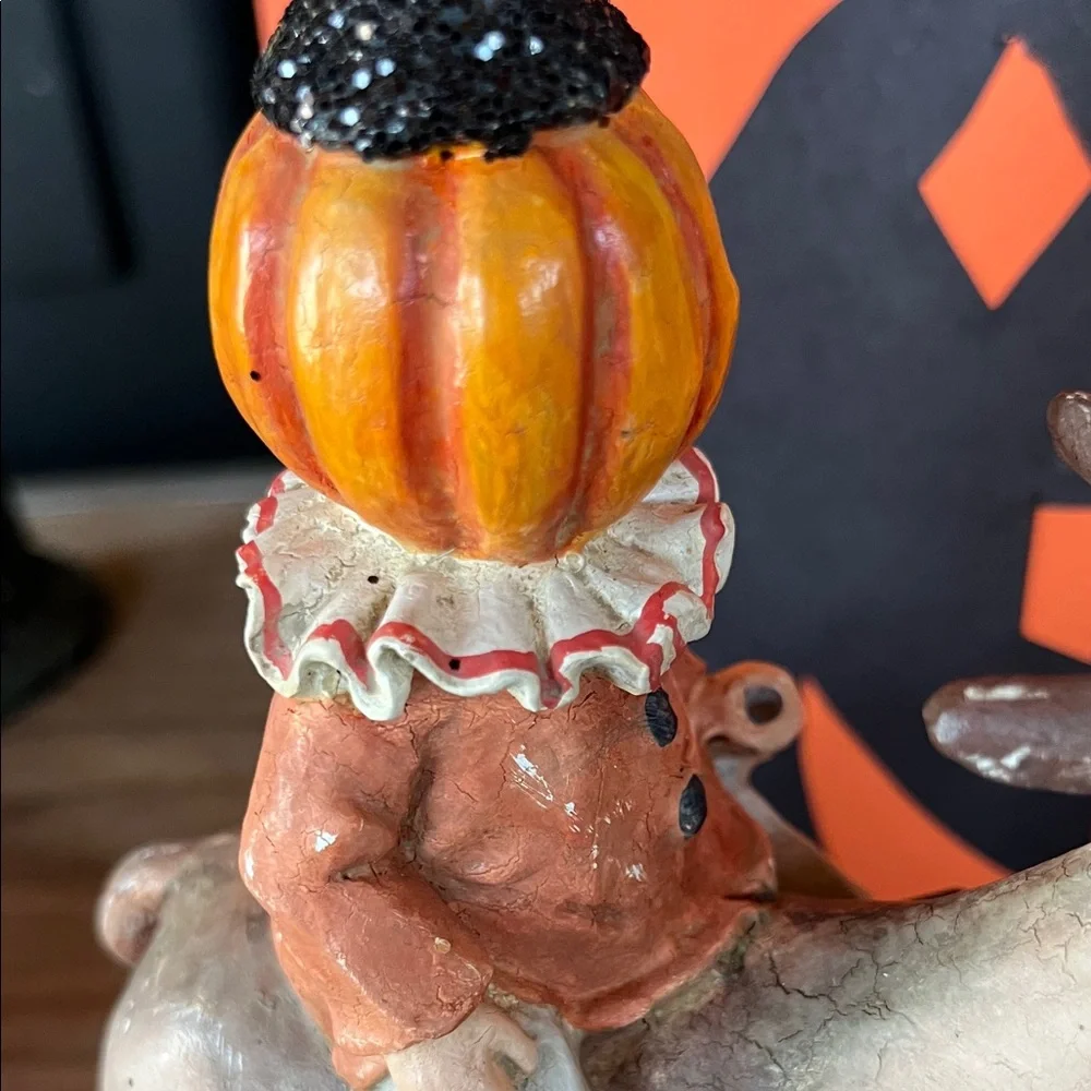 Bethany Lowe Halloween Pumpkin Rider Figurine - Picture 12 of 14